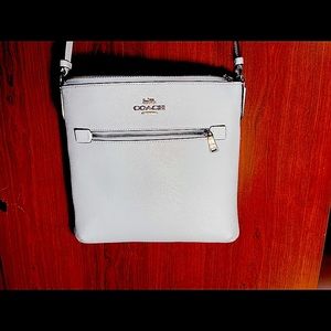 Coach crossbody in baby blue